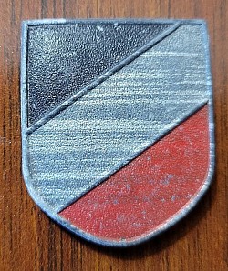 Nazi Afrika Korps Pith Helmet Shield Insignia...$20 SOLD