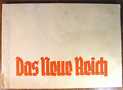 Nazi 1933 "Das Neue Reich" Cigarette Card Album...$110 SOLD