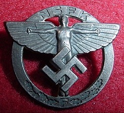 Nazi NSFK Sponsoring Member's Badge...$40 SOLD