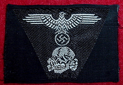 Nazi Panzer M43 Cap Patch...$210 SOLD