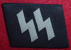 Nazi SS EM Collar Tab...$275 SOLD