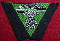 Nazi NSKK Overseas Cap Insignia Patch...$40 SOLD