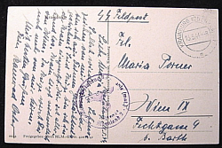 Nazi SS Feldpost Card to Vienna...$45 SOLD