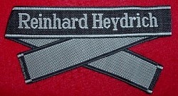Nazi Waffen/SS "Reinhard Heydrich" Cuff Title...$750 SOLD