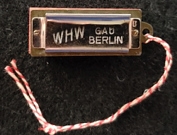 Nazi Winterhilfswerk (WHW) Small Harmonica Donation Souvenir...$25 SOLD