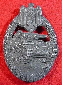 Nazi Bronze Panzer Assault Badge by 