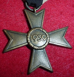 Nazi War Merit Cross without Swords (Ring marked "36")
