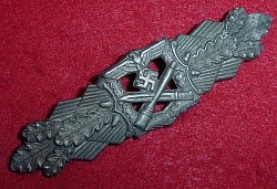 Nazi Close Combat Clasp in Bronze by Friedrich Linden of Lüdenscheid...$175 SOLD