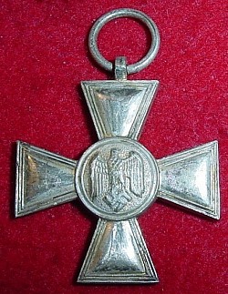 Nazi Wehrmacht 18-Year Long Service Medal...$85 SOLD