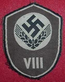 Nazi RADwJ Women's Labor Corps Unit Sleeve Patch...$95 SOLD