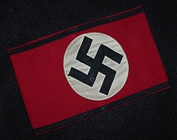 Nazi Early SS Armband with Cloth RZM Tags...$550 SOLD