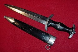 Nazi SS EM Dagger Marked 