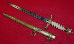 Nazi Kriegsmarine Officer's Dress Dagger by Eickhorn...$375 SOLD