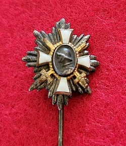 German WWI Veterans Field Honour Badge Stickpin