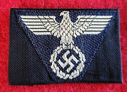 Nazi Political Cap Eagle Patch...$25 SOLD