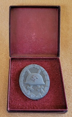 Nazi Silver Wound Badge Marked 