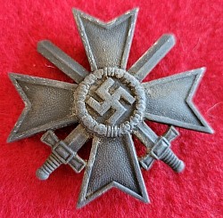 Nazi War Merit Cross 1st Class with Swords Marked 