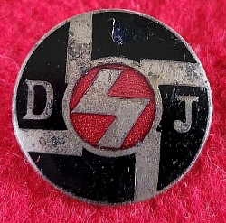 Nazi Deutsche Jungvolk Member's Badge...$70