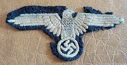 Nazi SS Embroidered Sleeve Eagle...$175 SOLD