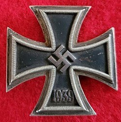 Nazi Iron Cross 1st Class Marked "65"...$250 SOLD