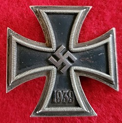 Nazi Iron Cross 1st Class Marked 