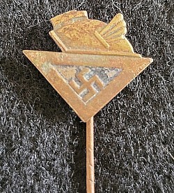 Nazi Factory Cell Organization Membership Stickpin...$25 SOLD