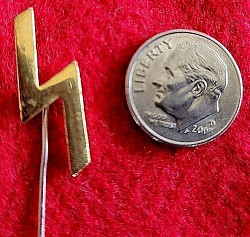 Original Nazi Deutsche Jugend Sigrune Stickpin Badge...$40 SOLD