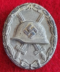 Nazi Silver Wound Badge Marked 