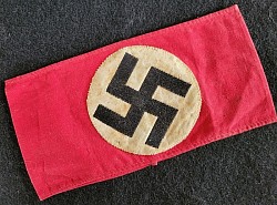 Original Nazi NSDAP Swastika Armband...$110 SOLD