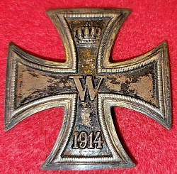 WWI German Iron Cross 1st Class...$165 SOLD