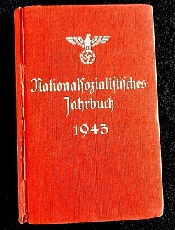 Nazi 1943 "Nationalsozialistisches Jahrbuch" for Party Members...$175 SOLD