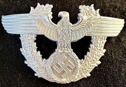Nazi Police Eagle/Swastika Shako Front Plate...$125 SOLD