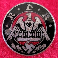 Nazi Reichsbund der Kinderreichen Enameled Badge...$60 SOLD