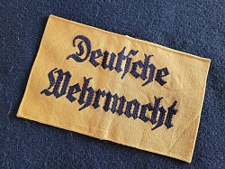 Nazi "Deutsche Wehrmacht" Armband...$70 SOLD