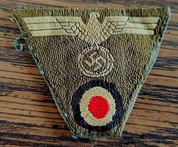 Nazi Organization Todt M43 Cap Insignia...$75 SOLD