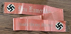 Nazi NSDAP "Dem Kameraden Standortführung München" Funeral Sash...$295 SOLD