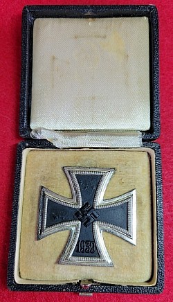 Nazi Iron Cross 1st Class Marked "26" with Case...$350 SOLD