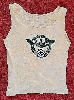Nazi Police Sports Shirt with Eagle/Swastika Patch...$155 SOLD