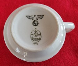 Nazi Party Porcelain Cup Dated 1942...$45 SOLD