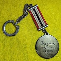 WWII German Soldier's Occupation of Paris 1940 Watch Fob...$110 SOLD