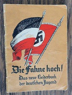 Hitler Youth 1933 Edition of "Die fahne hoch!" Song Book...$45 SOLD