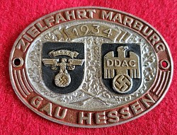 Nazi 1934 NSKK DDAC Automotive Shield...$50 SOLD