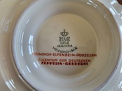 Nazi-era “Deutsche Zeppelin Reederei” Porcelain Ashtray...$295 SOLD