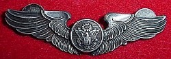 WWII USAAF 3" Aircrew Wings by Amico with Sterling Clutchbacks...$65 SOLD
