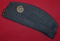 WWII British Wool Overseas Cap with Brass Badge...$110 SOLD