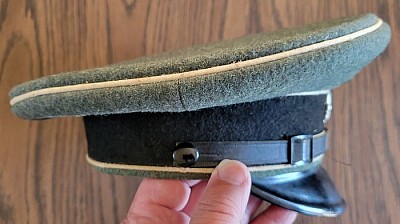 Original Nazi SS EM Peaked Visor Hat