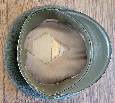 Original Nazi SS EM Peaked Visor Hat