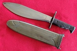 WW1 US Model 1917 Bolo Knife by Plumb 1913 with L.F.&C. Scabbard...$250 SOLD