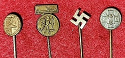 Nazi Stickpin Set of Four...$65 set SOLD