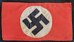 Nazi Swastika Armband with RZM Tag - Desirable Multi-piece Construction...$185 SOLD